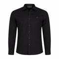 Camisa Social Aramis Manga Longa Algodão Egípcios Preta